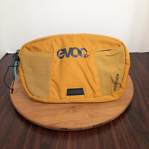 EVOC Hip Pouch Bag Loam Yellow Waist Fanny Pack Biking Hiking 1 Liter 1000ml - Picture 1 of 11